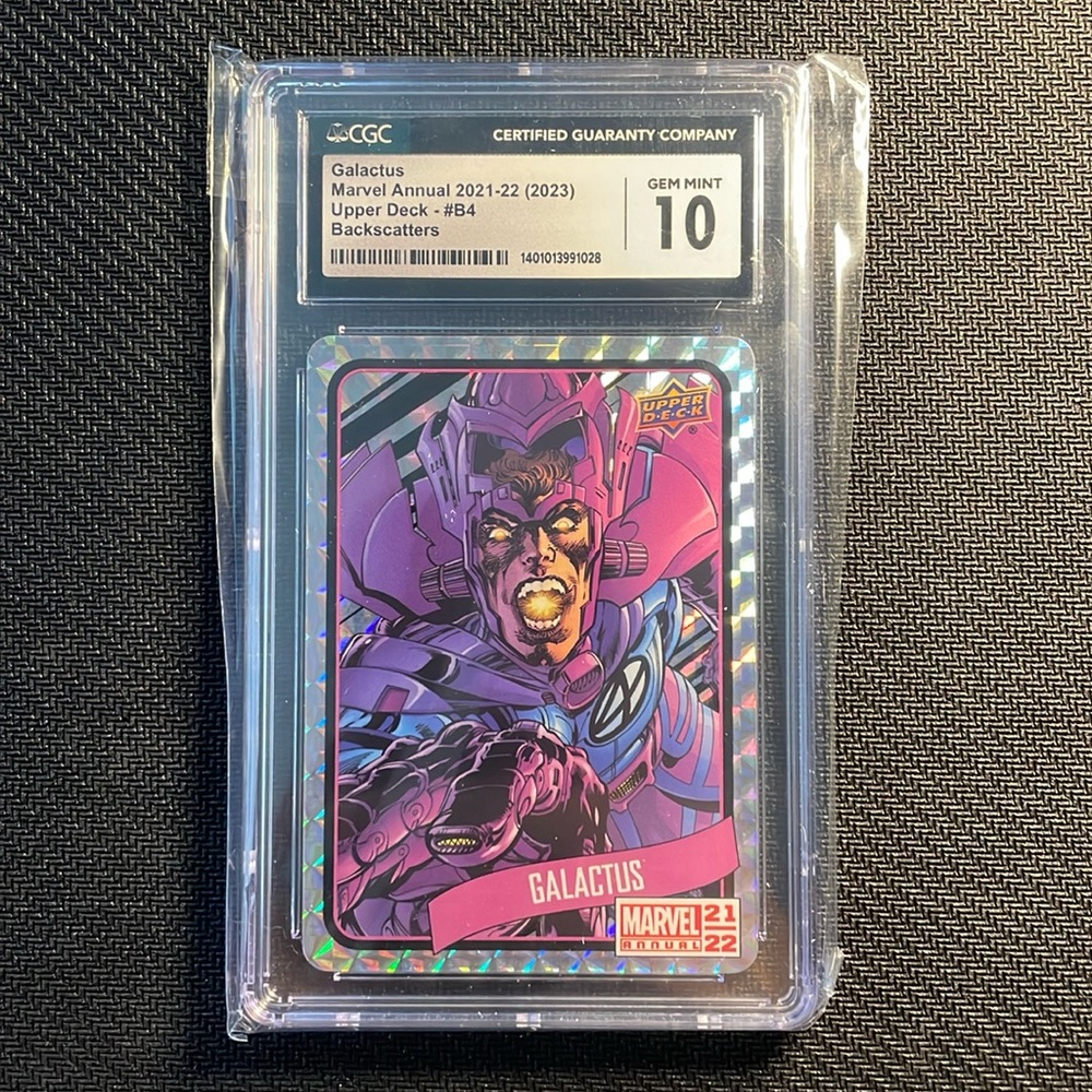 Galactus Marvel Annual 2021-22 Upper deck -#B4 Backscatters